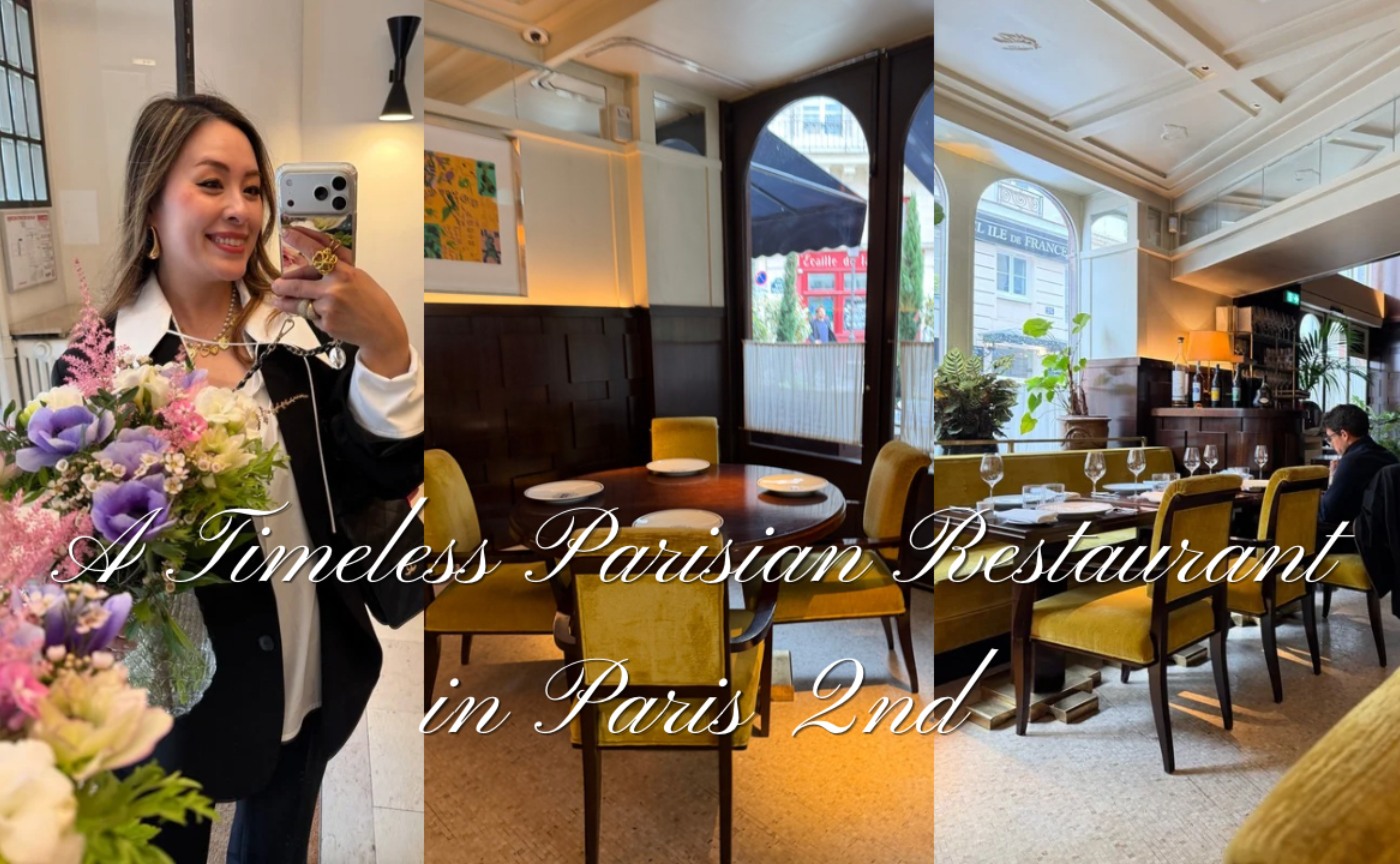 A Timeless Parisian Restaurant in Paris 2nd🇫🇷パリ2区に佇むパリ2区の老舗レストランをご紹介✨