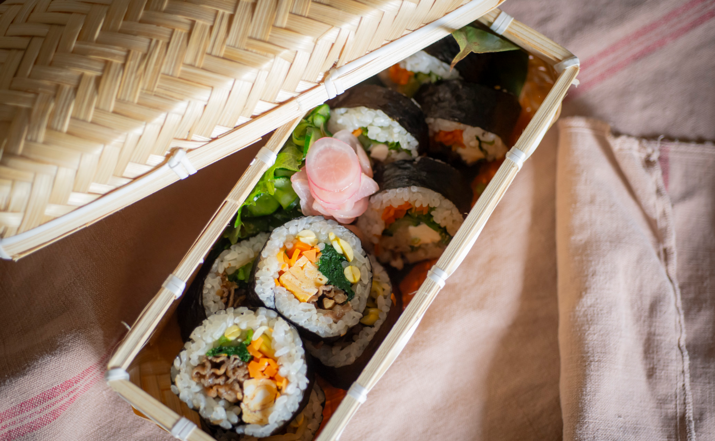 雅姫さん流行楽弁当のアイデア②キンパ