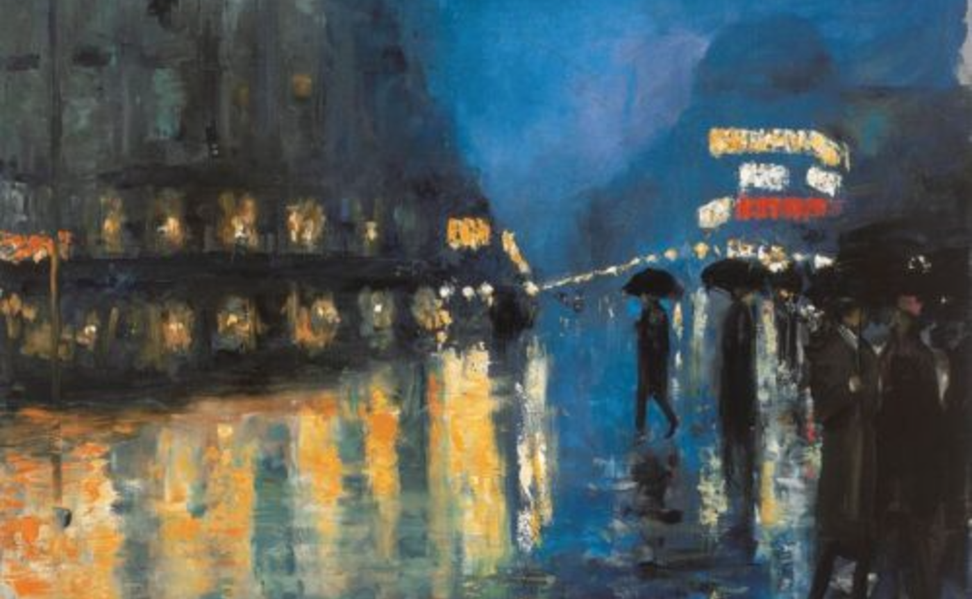 THE MASTERPIECE - Lesser Ury / Potsdam Square at Night