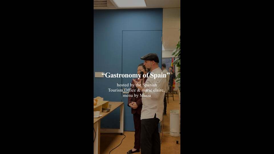“Gastronomy of Spain” hosted by the Spanish Tourism Office & marie claire, menu by Masia