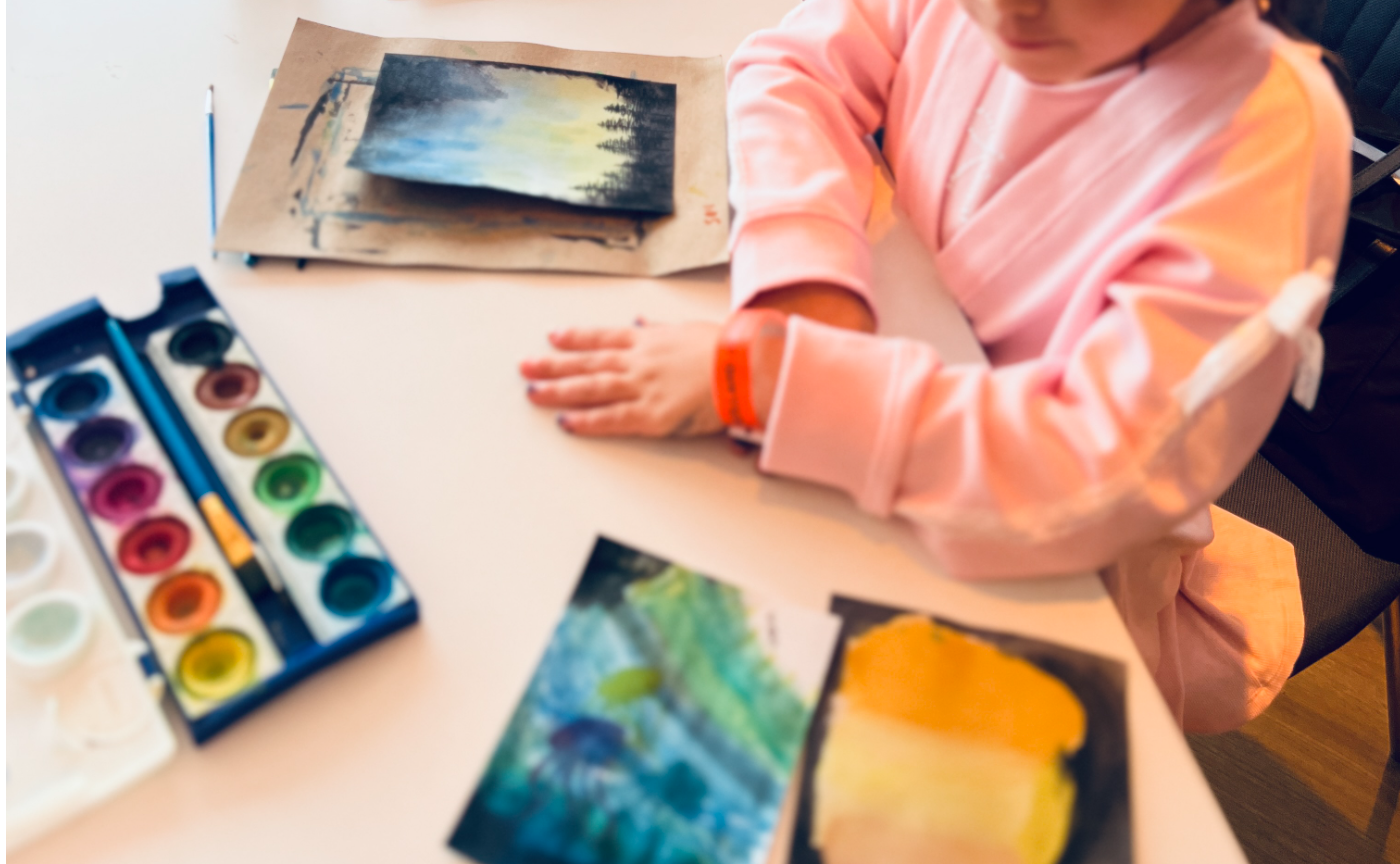 アラスカArtSchoolにて🎨