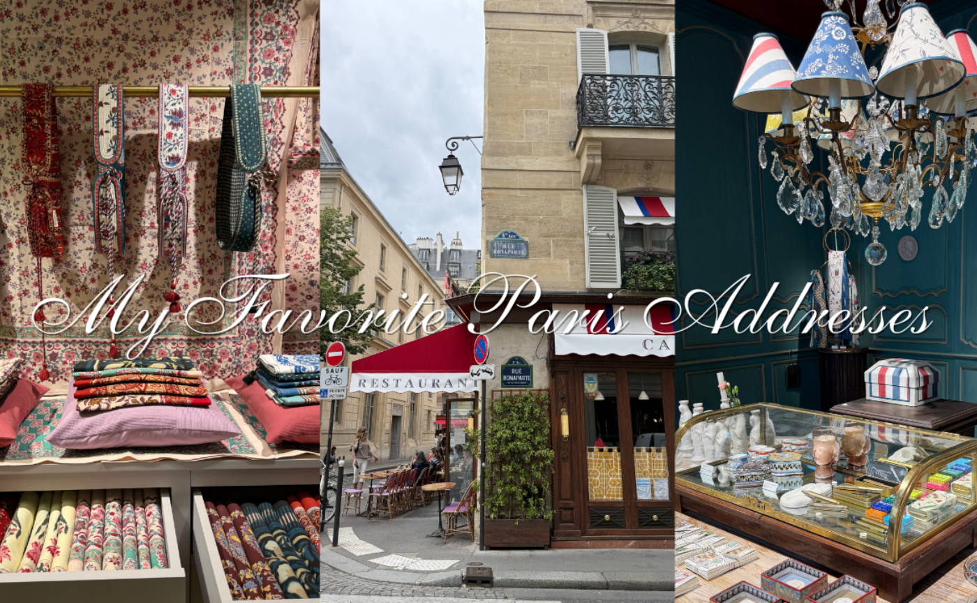 パリのお気に入りアドレス🇫🇷My favorite Paris Addresses✨
