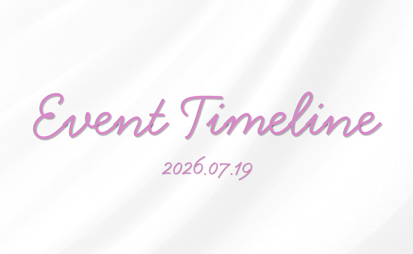 [イベント]タイムテーブル公開
