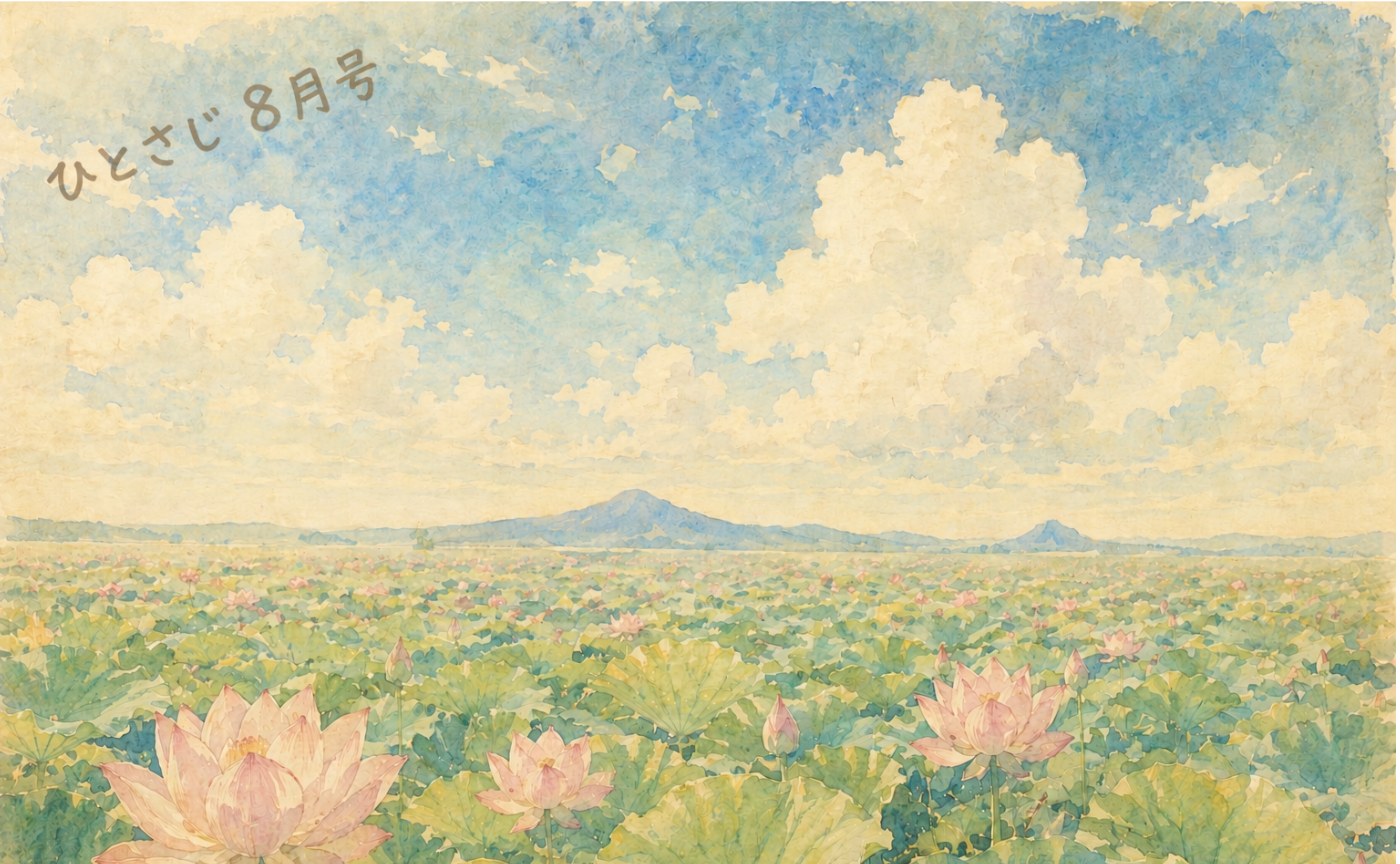 月刊ひとさじ 8月号