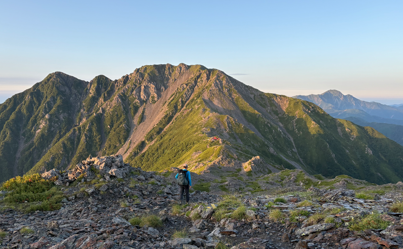 やったぜ!晴れたぞ!白峰三山