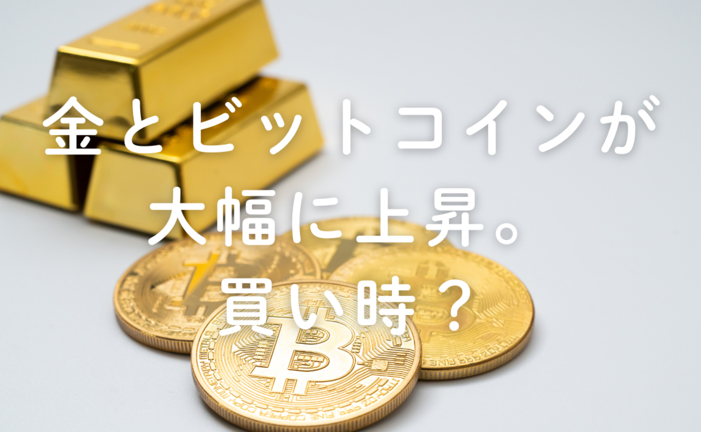 Vol.673 　金とビットコインが大幅に上昇。買い時？