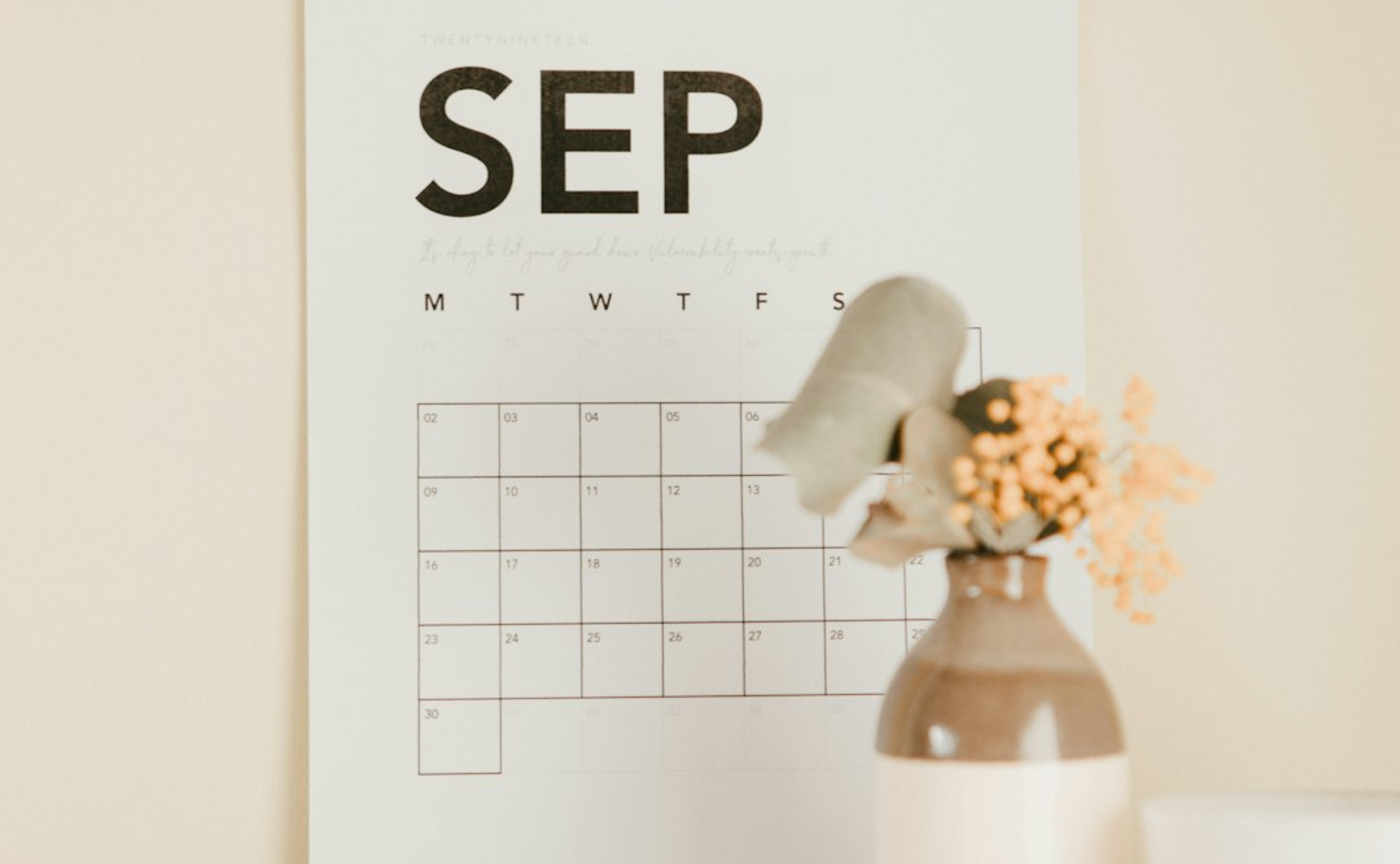 【テンプレ配布】9月のマンスリーシート