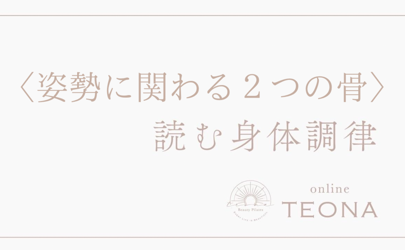 読む身体調律＿姿勢に関わる２つの骨