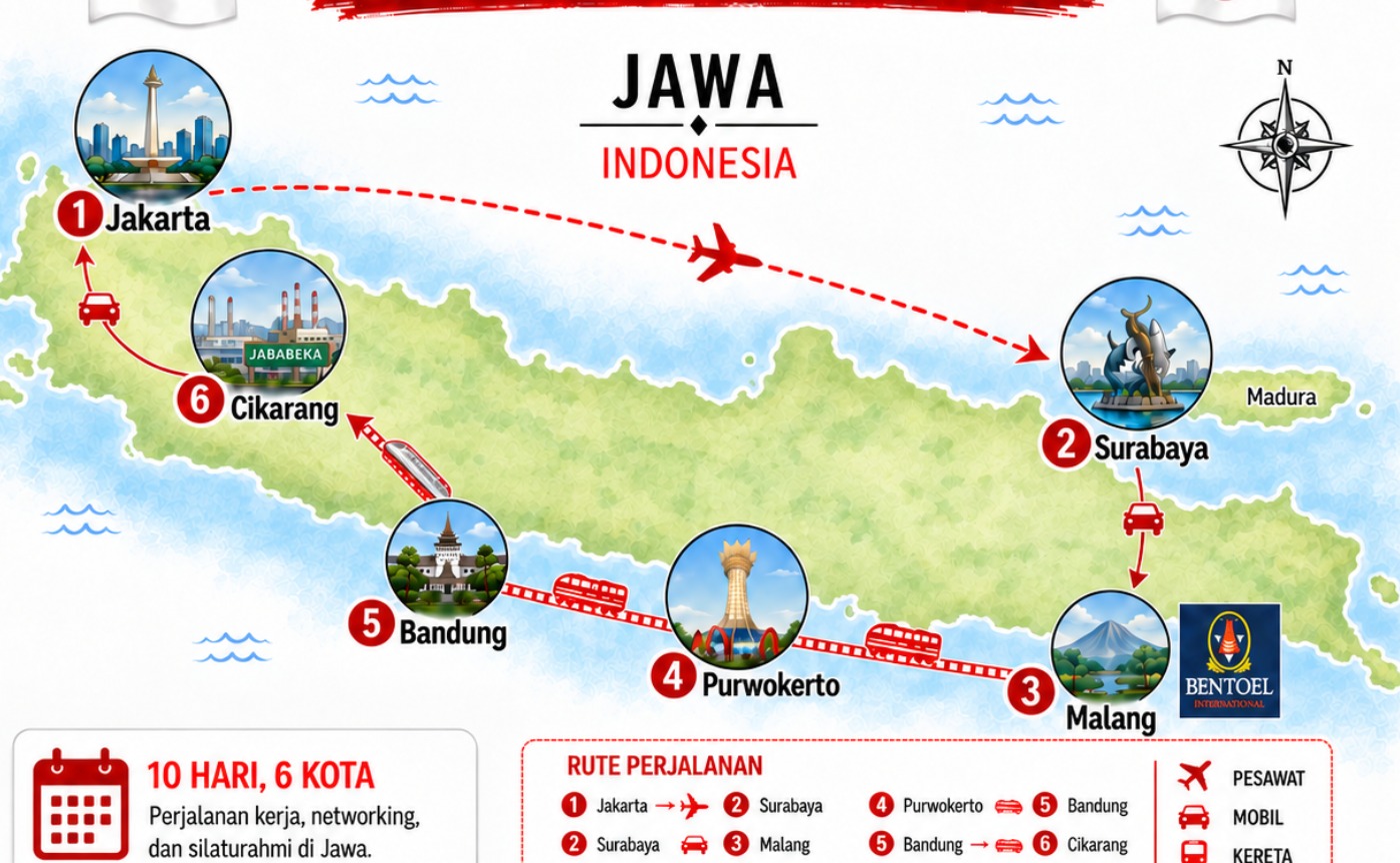 10日間のインドネシア滞在がスタート