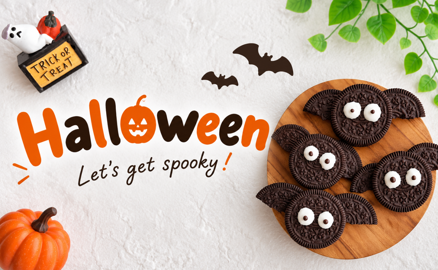🎃 Halloween Cooking with Teacher Roger! Lets make OREO Bats!