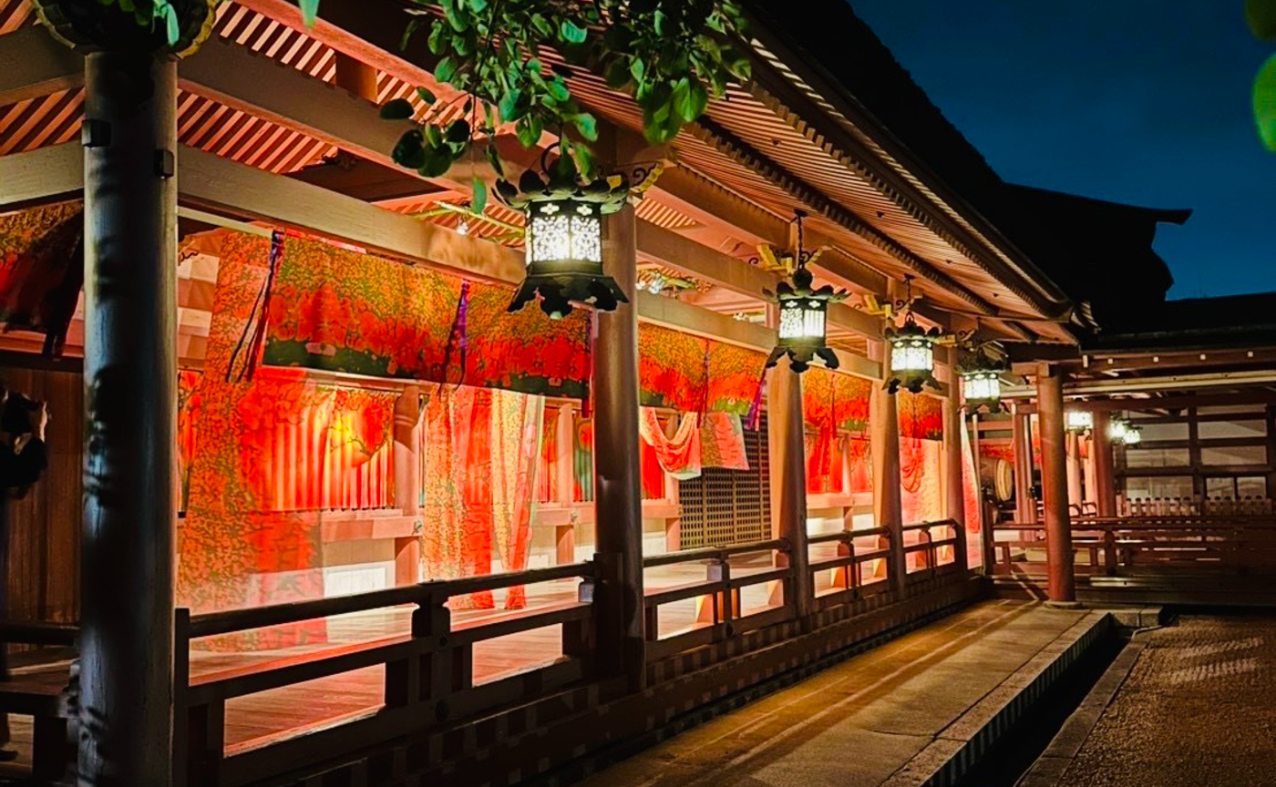 尾張 津島神社にて 藤原更 作品 奉納展示のお知らせ
