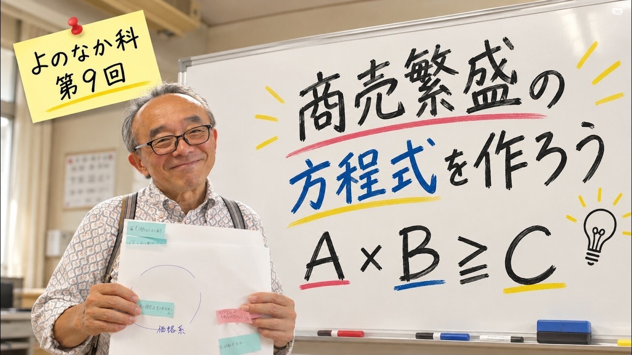 【杉並区立和田中学校「よのなか科」】第9回 「商売繁盛の方程式を作ろう」〜付箋を使って頭の中を可視化する！