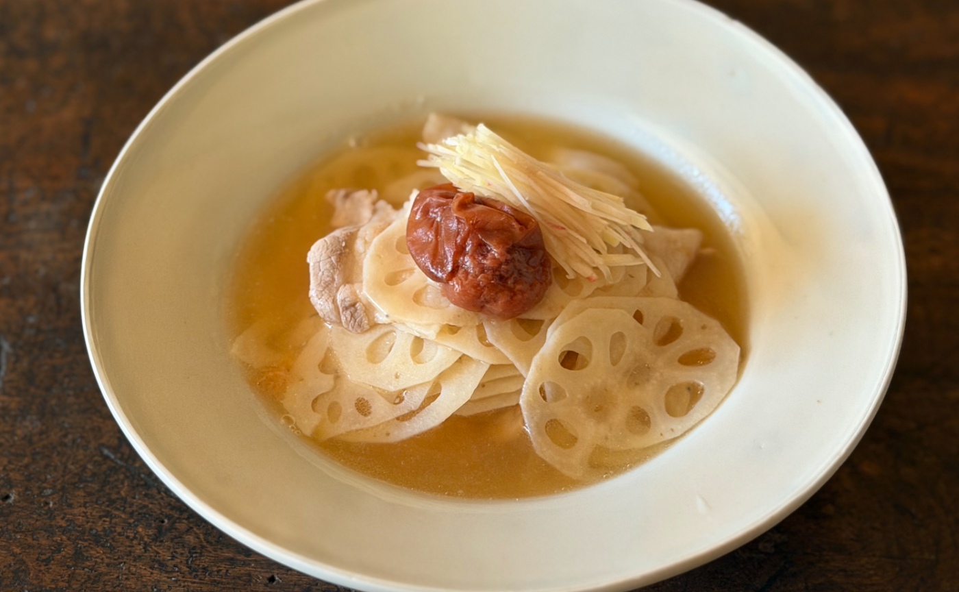 枯れない薬膳レシピ〜蓮根と豚肉のたいたん〜